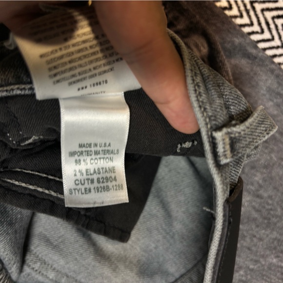 Citizens of Humanity | Olivia Crop High Rise Slim Straight Silvermist| Sz 26 - Picture 5 of 10